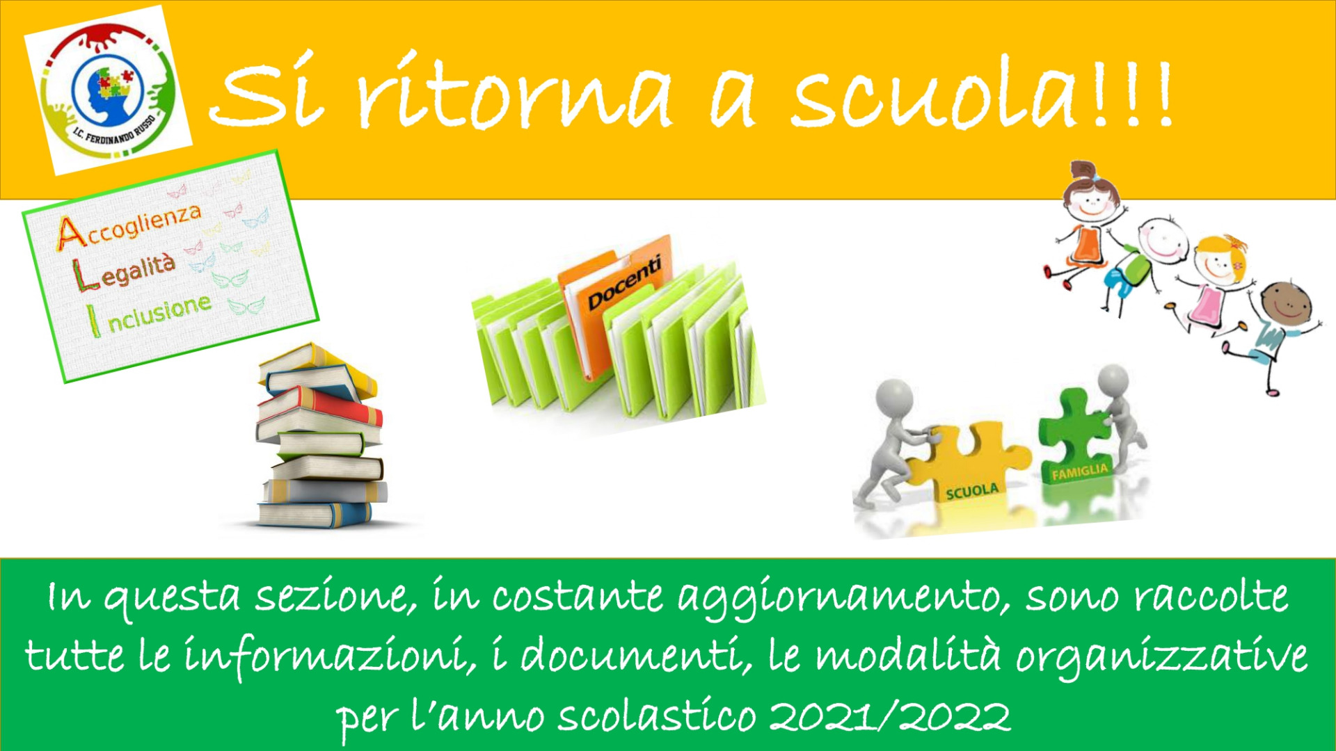 Si ritorna a scuola!!!
